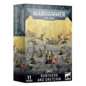 Warhammer 40K: ORKS: RUNTHERD AND GRETCHIN